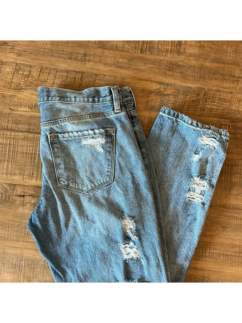 KanCan Light Blue Estilo Jeans Distressed Size 13/30 but inseam measures 28” - Picture 4 of 16